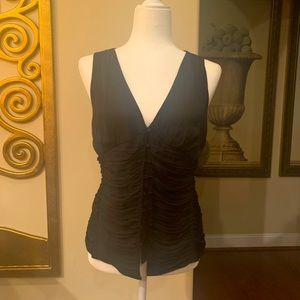 NWT Naked Zebra ruched corset style top